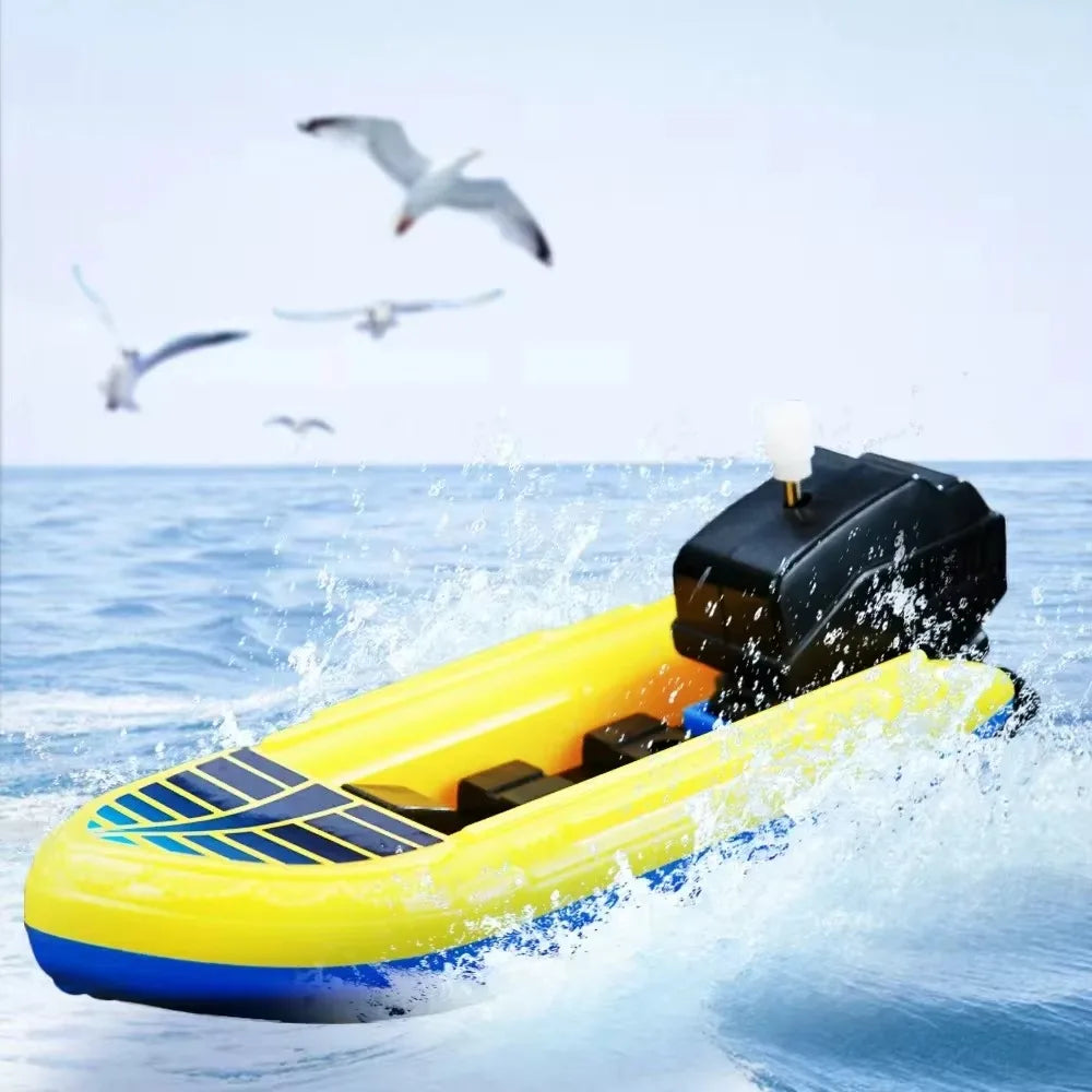 Wind-Up Speed Boat Toy for Kids