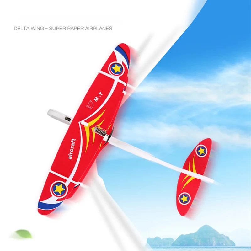 Large Foam Flying Plane Toy for Kids